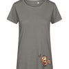 T-Shirt Frau Eichhörnchen - Grau
