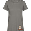 T-Shirt Frau Eule - Grau