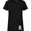 T-Shirt Frau Eule - Schwarz