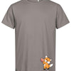 T-Shirt Mann Fuchs - Grau