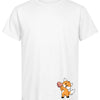 T-Shirt Mann Fuchs - Weiß