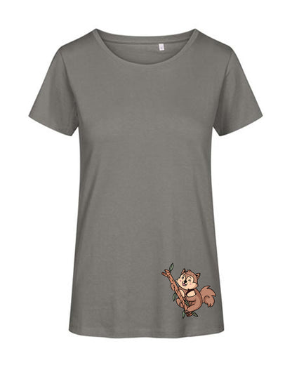 T-Shirt Frau Eichhörnchen