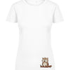 T-Shirt Frau Eule - Weiß