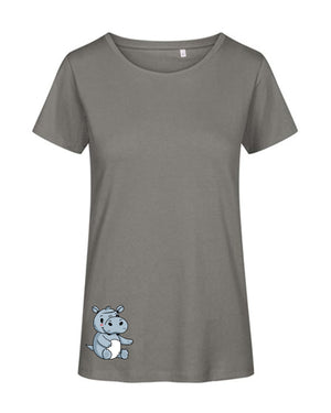 T-Shirt Frau Hippo