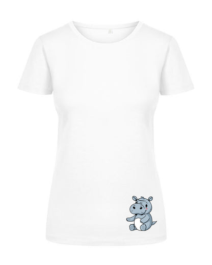 T-Shirt Frau Hippo