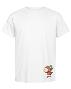 T-Shirt Mann Äffchen