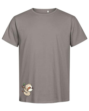 T-Shirt Mann Faultier