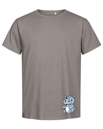 T-Shirt Mann Hippo