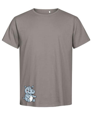 T-Shirt Mann Hippo