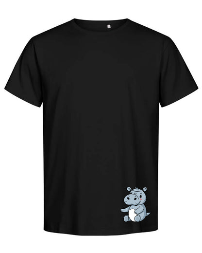 T-Shirt Mann Hippo