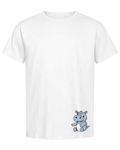 T-Shirt Mann Hippo