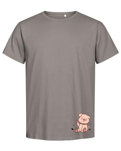 T-Shirt Mann Schweinchen