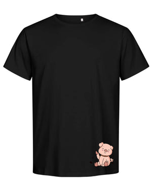 T-Shirt Mann Schweinchen