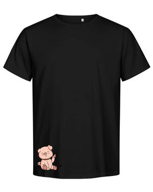 T-Shirt Mann Schweinchen