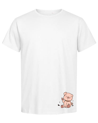 T-Shirt Mann Schweinchen